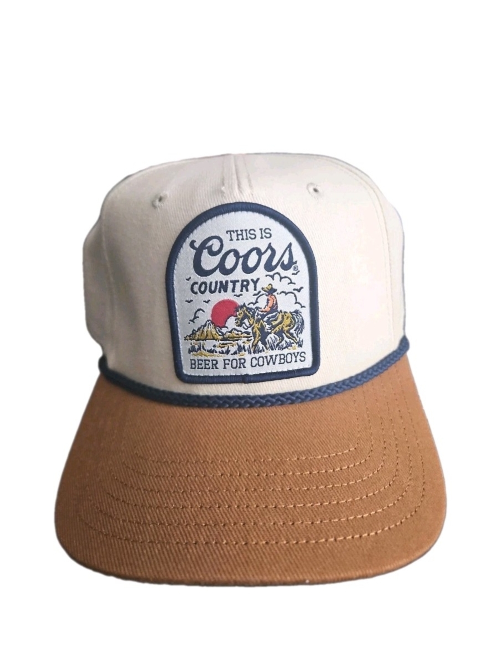 Coors This Is Coors Country Beer For Cowboys Hat Snapback